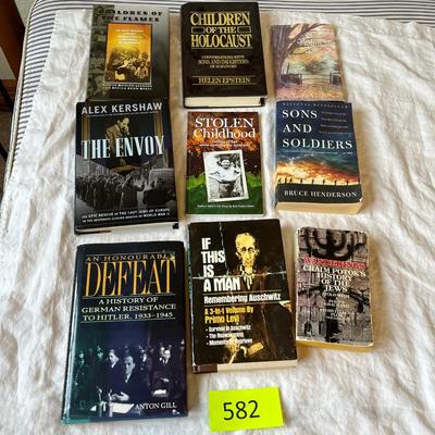 Books on WW2 & the Holocaust.