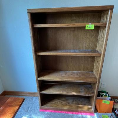 Oak Book Shelf