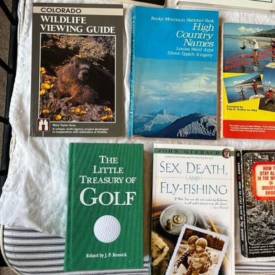 Books on sports.