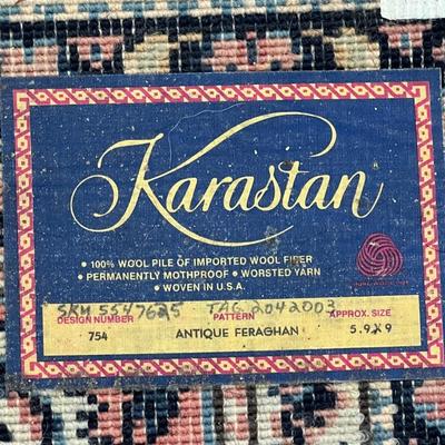 KARASTAN ~ Antique Feraghan ~ 100% Wool Area Rug ~`Read Details