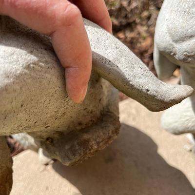 Cement Rabbits