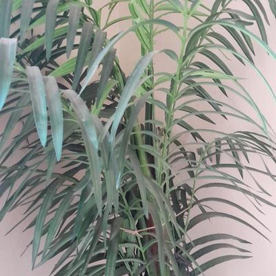 89" tall Fake Bamboo Houseplant in Beautiful 13" ceramic pot