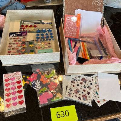 Stickers & art supplies