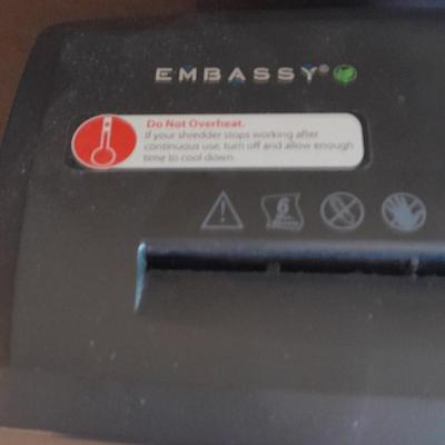 Embassy Paper shredder machine with reverse / off / auto options