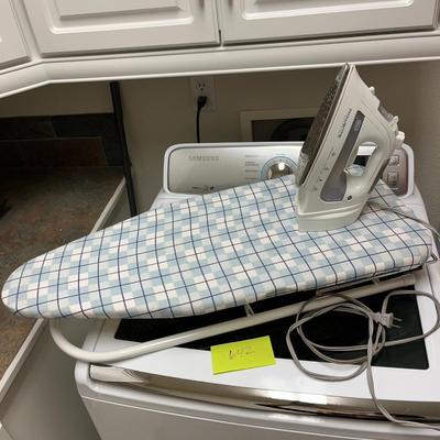 Table top ironing board & iron