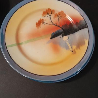 Vintage Trico Nagoya Japan Hand painted partial tea set