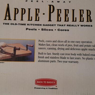 Hamilton Beach Electric carve n' set in case and Peel away Vintage Apple peeler