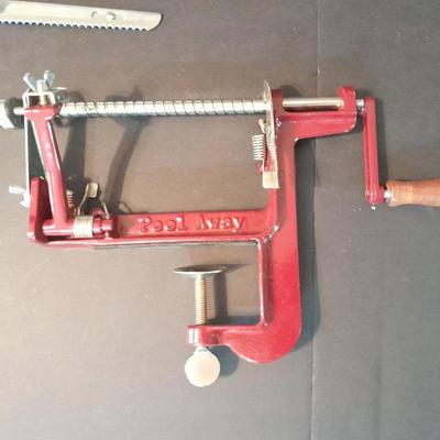 Hamilton Beach Electric carve n' set in case and Peel away Vintage Apple peeler