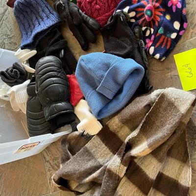 Lot of hats & gloves
