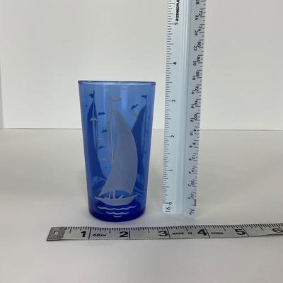 -150- GLASSWARE | Cobalt Blue Glassware Pieces