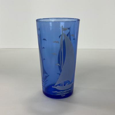 -150- GLASSWARE | Cobalt Blue Glassware Pieces