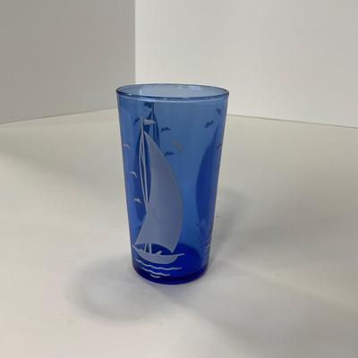 -150- GLASSWARE | Cobalt Blue Glassware Pieces