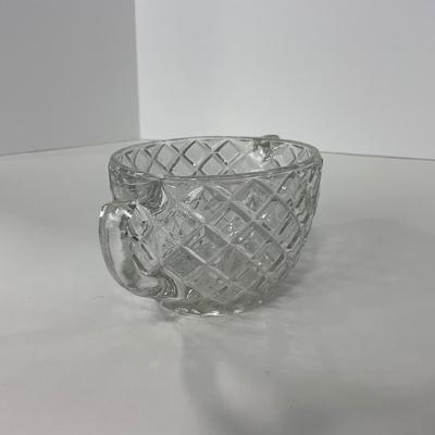 -151- GLASSWARE | Anchor Hocking Glass Co. Waterford Waffle | Pitchers & Covered Sugar