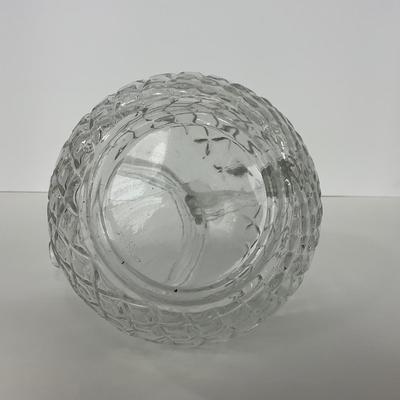 -151- GLASSWARE | Anchor Hocking Glass Co. Waterford Waffle | Pitchers & Covered Sugar
