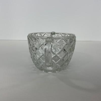 -152- GLASSWARE | Anchor Hocking Glass Co. Waterford Waffle | Pitchers & Covered Creamer
