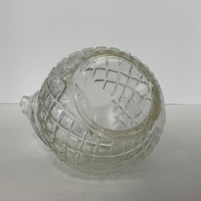 -152- GLASSWARE | Anchor Hocking Glass Co. Waterford Waffle | Pitchers & Covered Creamer