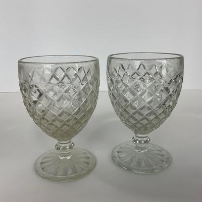 -153- GLASSWARE | Anchor Hocking Glass Co. |  Pitchers & Goblets