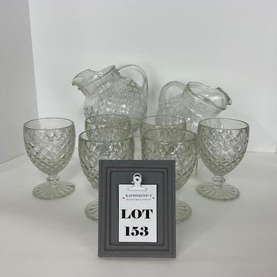 -153- GLASSWARE | Anchor Hocking Glass Co. |  Pitchers & Goblets
