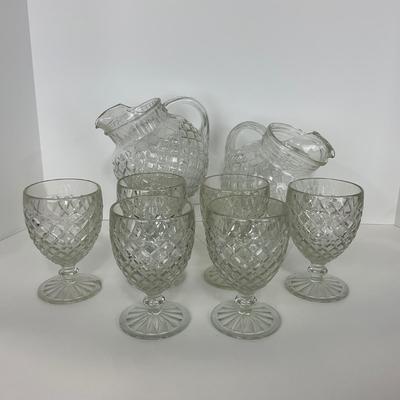 -153- GLASSWARE | Anchor Hocking Glass Co. |  Pitchers & Goblets
