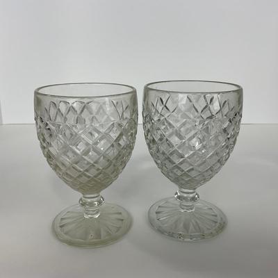 -153- GLASSWARE | Anchor Hocking Glass Co. |  Pitchers & Goblets