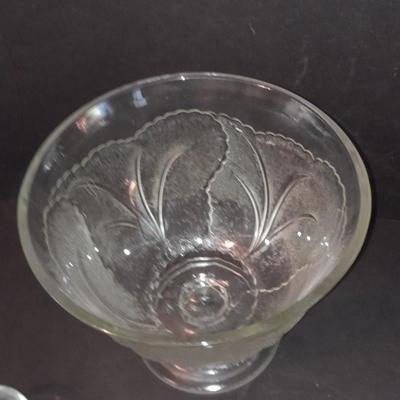 Vintage Punch Bowl Set Glass Wedding Punch Bowl Set for 8