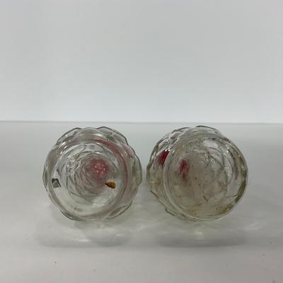 -155- GLASSWARE | Anchor Hocking Glass Co. | Salt & Pepper Shakers