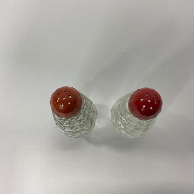 -155- GLASSWARE | Anchor Hocking Glass Co. | Salt & Pepper Shakers