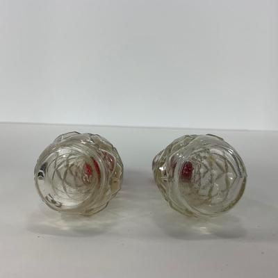-155- GLASSWARE | Anchor Hocking Glass Co. | Salt & Pepper Shakers