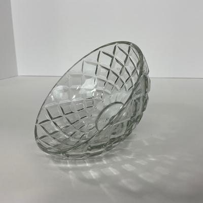 -156- GLASSWARE | Anchor Hocking Glass Co. | Serving Tray, Bowl, & Covered Butter Dish