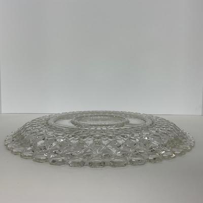 -156- GLASSWARE | Anchor Hocking Glass Co. | Serving Tray, Bowl, & Covered Butter Dish