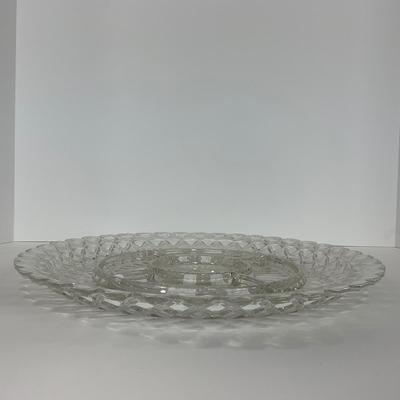 -156- GLASSWARE | Anchor Hocking Glass Co. | Serving Tray, Bowl, & Covered Butter Dish
