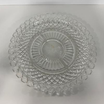 -156- GLASSWARE | Anchor Hocking Glass Co. | Serving Tray, Bowl, & Covered Butter Dish