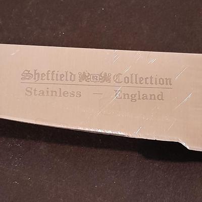 Wooden handled stainless-steel Knives Sheffield Collection, St. Regis, and others
