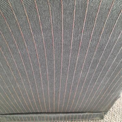 Bassett Rocker Recliner with glass and brass end table