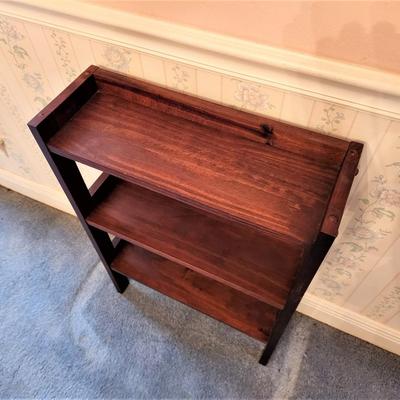 Lot #112 Contemporary Mission-Style Bookcase