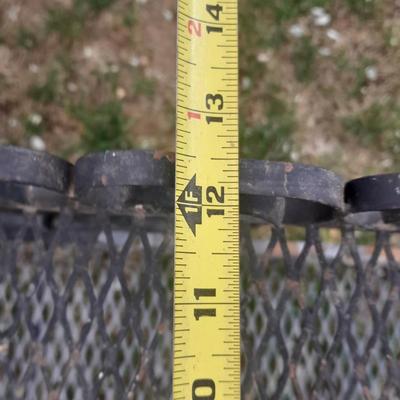 Decorative Wrought Iron Two Tier Garden or Patio Serving or Planter Cart