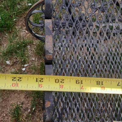 Decorative Wrought Iron Two Tier Garden or Patio Serving or Planter Cart