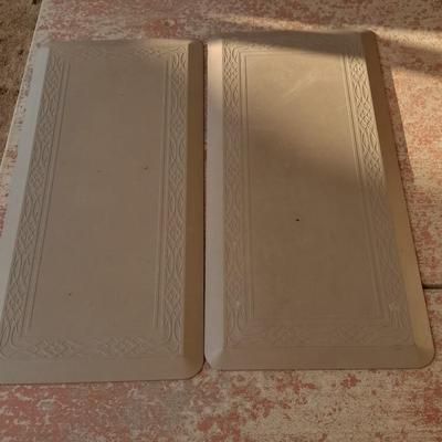 Two Cobblestone thick anti - fatigue mats