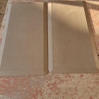Two Cobblestone thick anti - fatigue mats