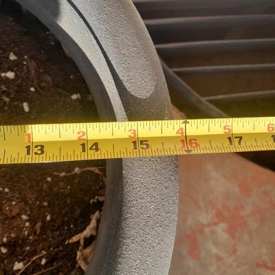 13" tall Light weight plant pot