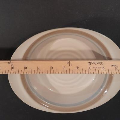 Noritake stoneware Painted Desert Casserole / baking dishes and six American heritage stoneware bowls