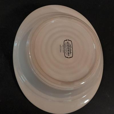 Noritake stoneware Painted Desert Casserole / baking dishes and six American heritage stoneware bowls