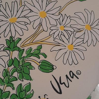 Plastic food storage and Vera Daisy placemats