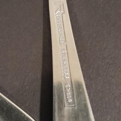 Assortment of different brands of Spoons Flatware