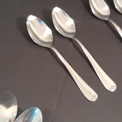 Assortment of different brands of Spoons Flatware