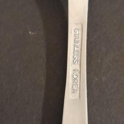 Assortment of different brands of Spoons Flatware