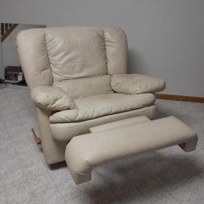 Billbone Simulated leather rocker recliner
