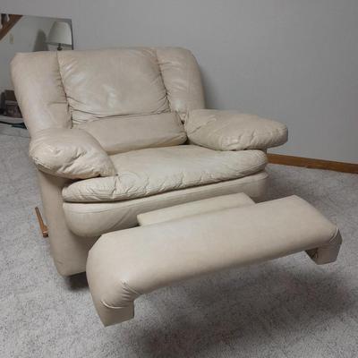 Billbone Simulated leather rocker recliner
