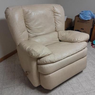 Billbone Simulated leather rocker recliner