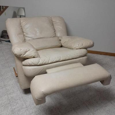 Billbone Simulated leather rocker recliner